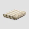Apple Checked Stripe Wool Blanket