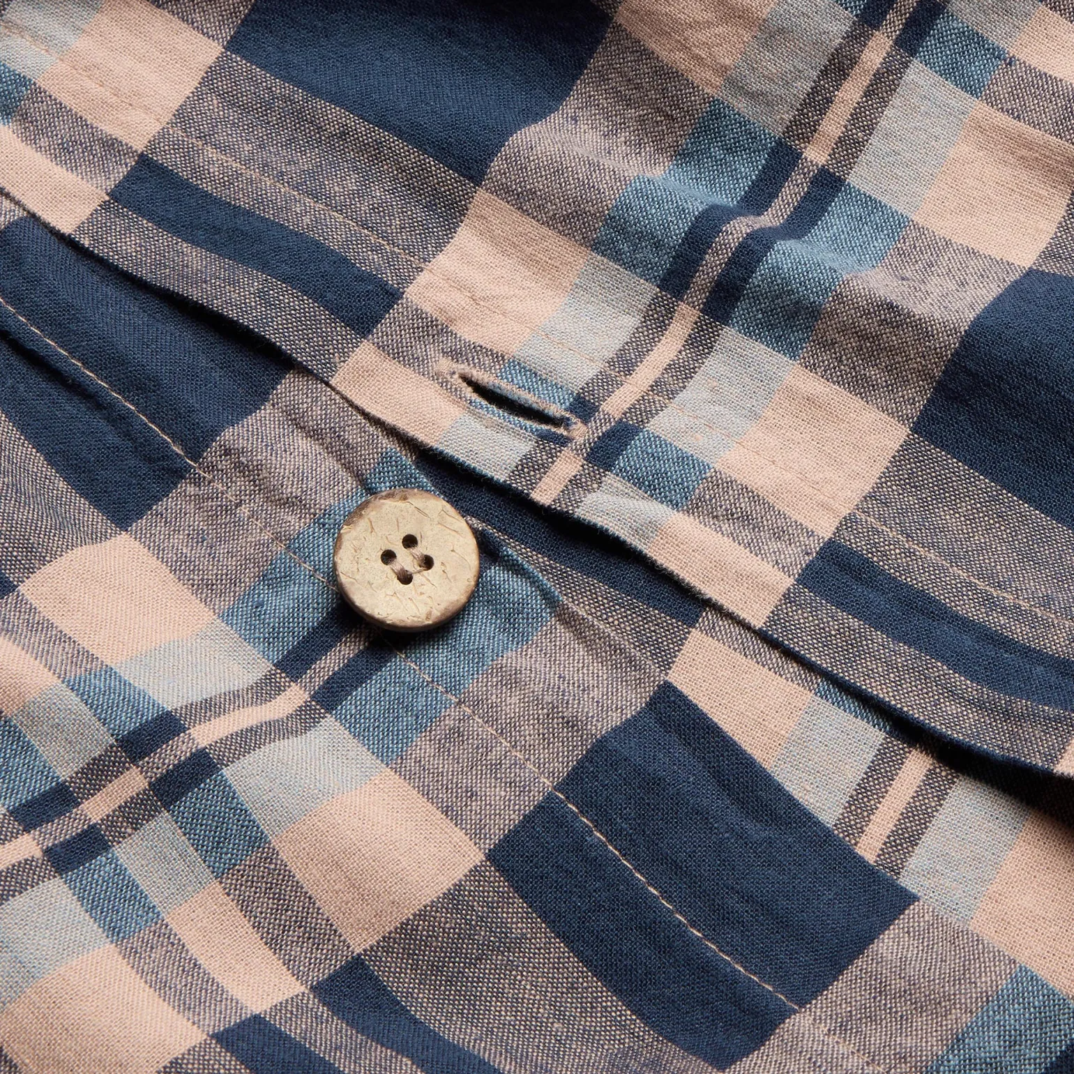 Atlantic Dallington Plaid Linen Blend Duvet Cover