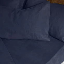 Atlantic Linen Blend Fitted Sheet