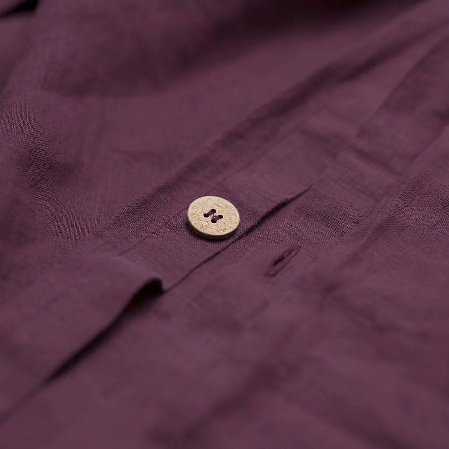 Berry 100% Linen Duvet Cover