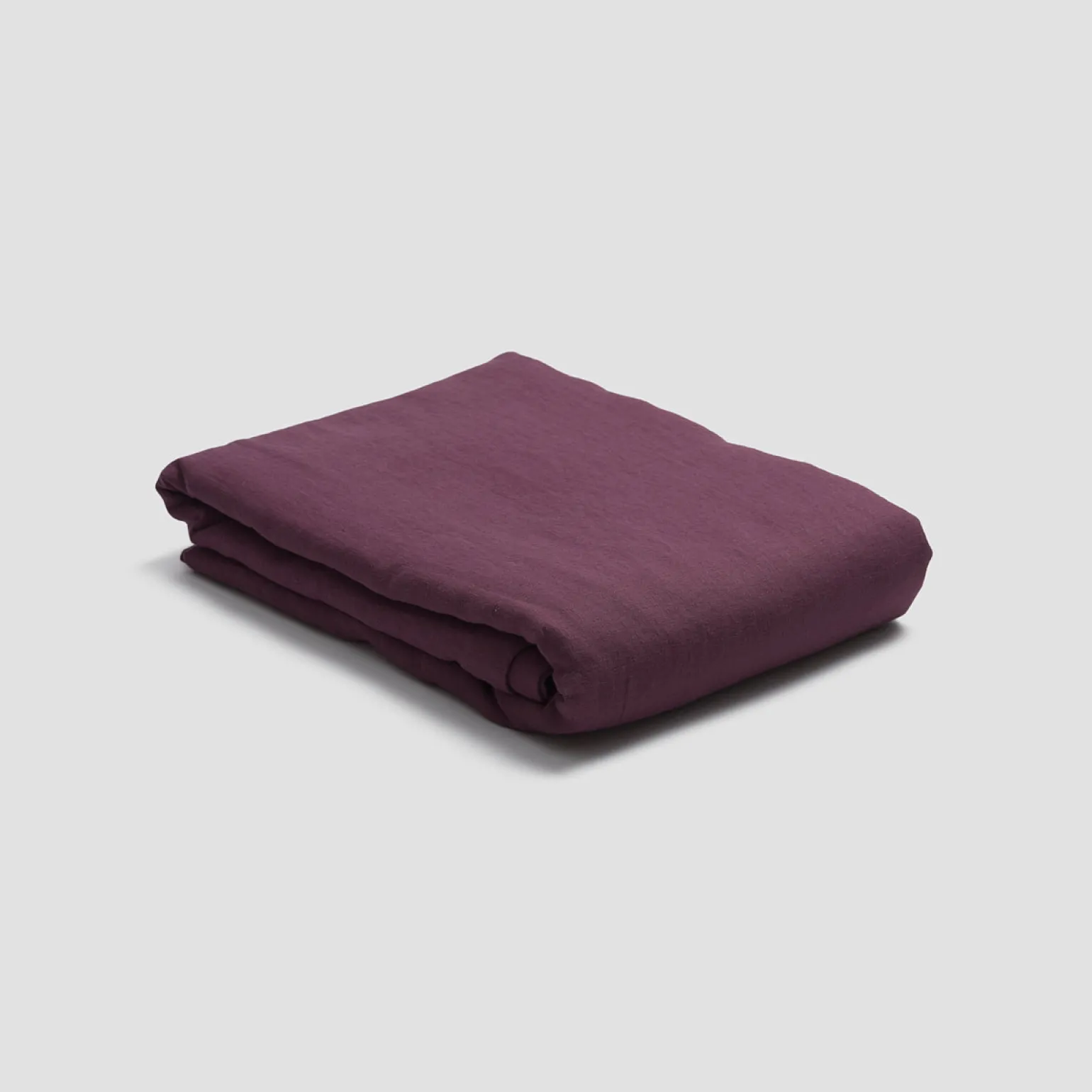 Berry 100% Linen Duvet Cover