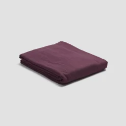 Berry 100% Linen Flat Sheet