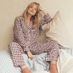 Berry Gingham Pajama pants