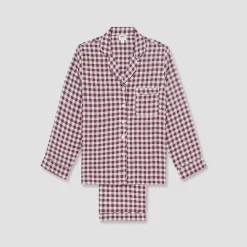 Berry Gingham Pajama Set
