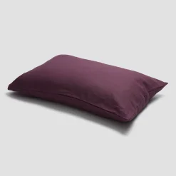 Berry Linen Blend Pillowcase (Pair)