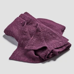 Berry Waffle Cotton Throw
