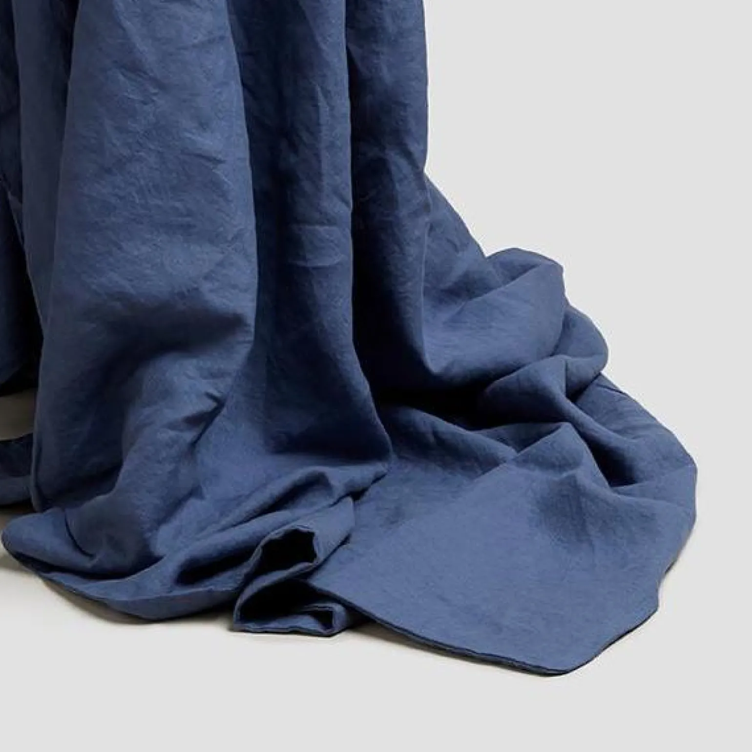 Blueberry 100% Linen Fitted Sheet