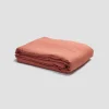 Burnt Orange 100% Linen Duvet Cover