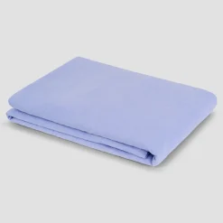 Celeste Blue Linen Blend Duvet Cover