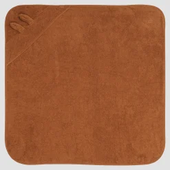 Chestnut Cotton Woodland Animal Hooded Towel