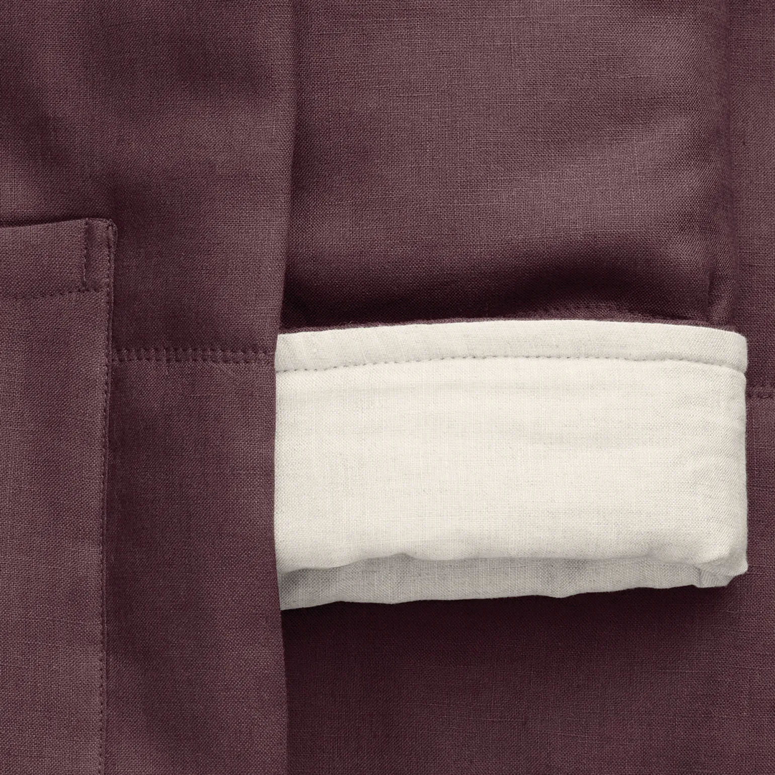 Conker Brown Linen Housecoat