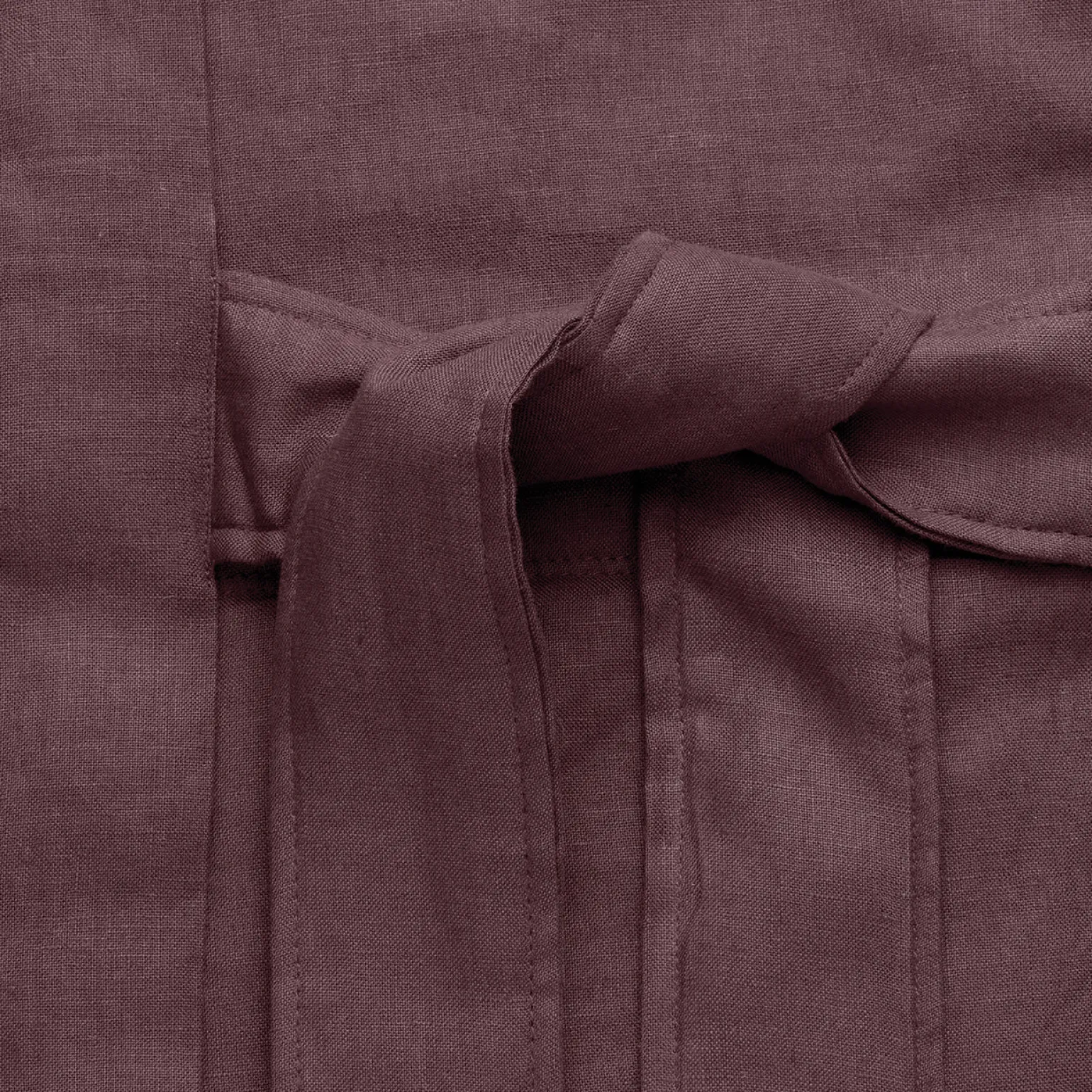Conker Brown Linen Housecoat