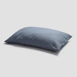 Dusk Blue 100% Linen Pillowcases (Pair)