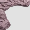 Elderberry 100% Linen Fitted Sheet