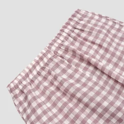 Elderberry Gingham Linen Women's Pajama pants