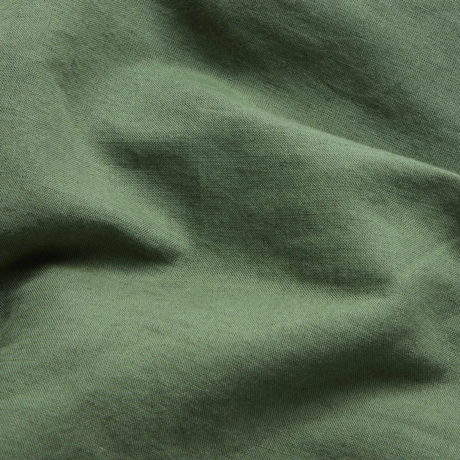 Elm Green Linen Blend Duvet Cover