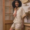 Ernest White Middlemore Linen Women’s Pajama Shorts Set