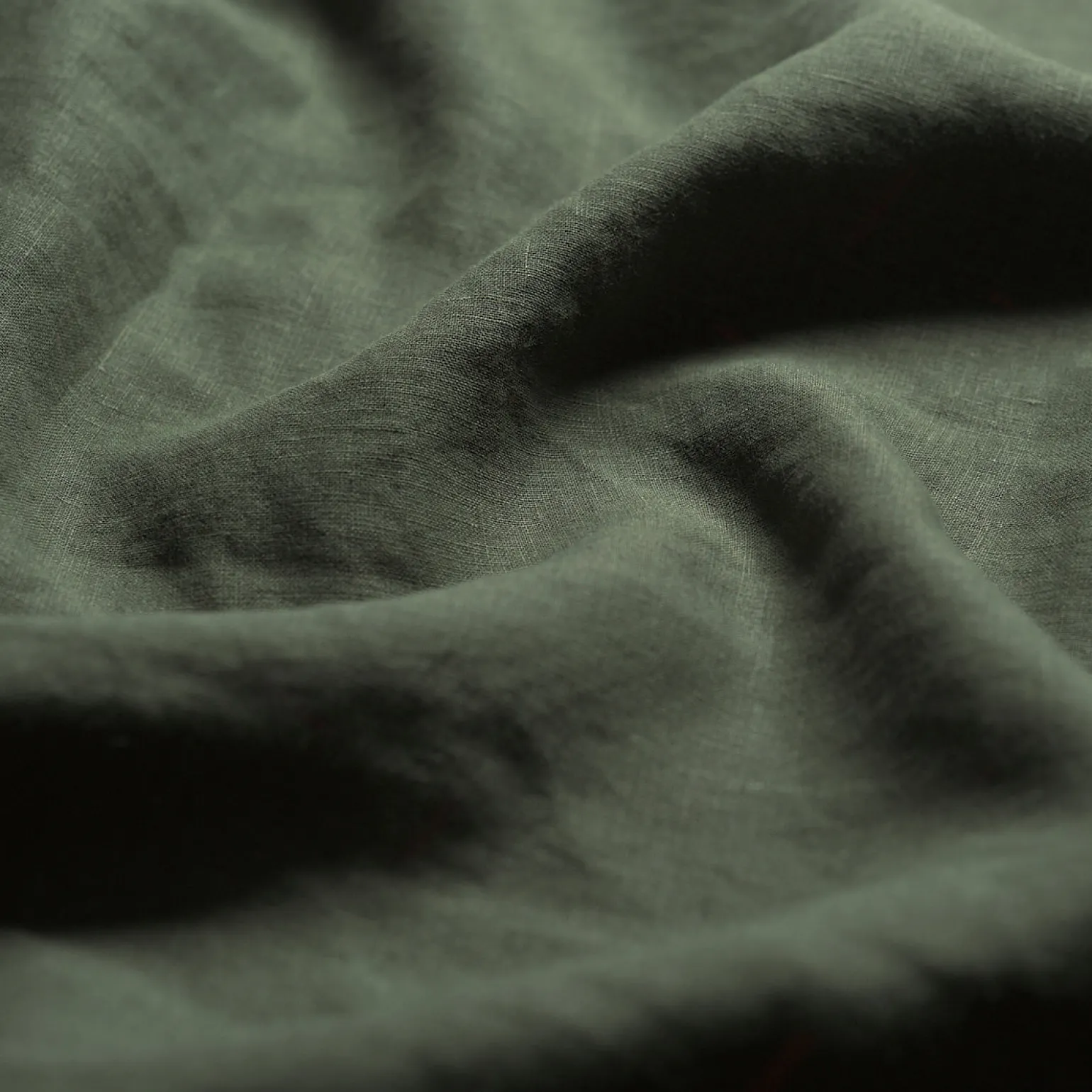 Fern Green Linen Blend Pillowcase (Pair)