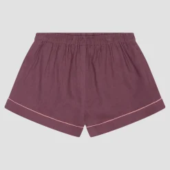 Fresh Fig Linen Pajama Shorts