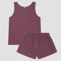 Fresh Fig Linen Tencel Cami Set