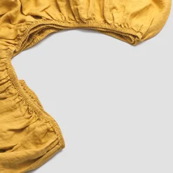 Honey 100% Linen Fitted Sheet