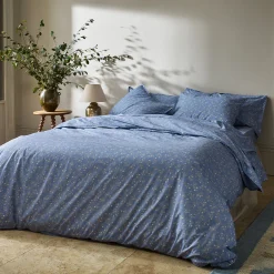 Iris Floral Cotton Pillowcases (Pair)