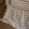 Kemptown Stripe Linen Blend Bed Skirt