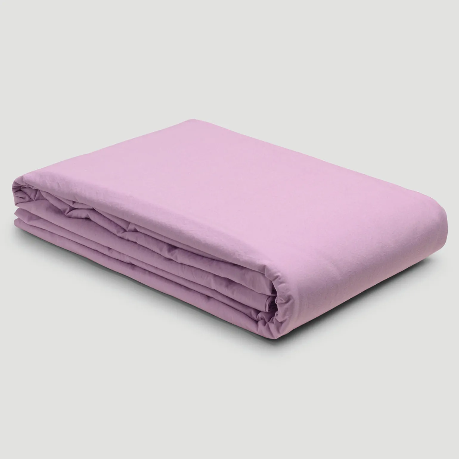 Lavender Washed Cotton Percale Duvet Cover
