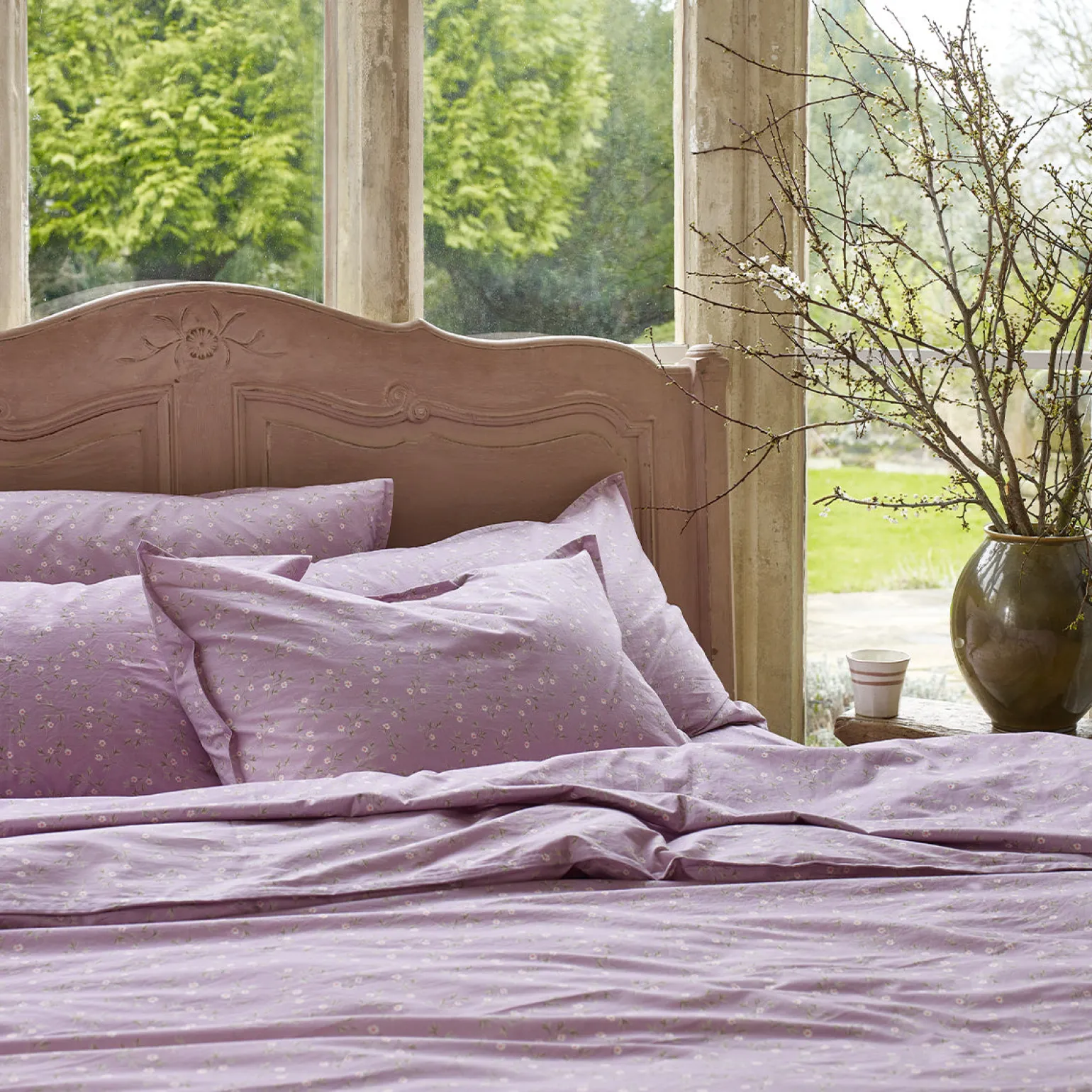 Lupin Floral Cotton Pillowcases