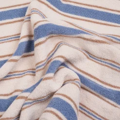 Meadow Blue Shoreham Stripe Cotton Towels
