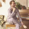 Men's Berry Gingham Pajama Set