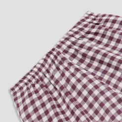 Men's Berry Gingham Pajama Pants