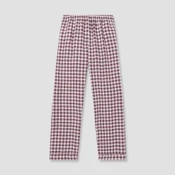 Men's Berry Gingham Pajama Set