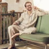Men's Mushroom Gingham Pajama Set