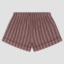 Men's Port & Woodrose Striped Linen Pajama Shorts
