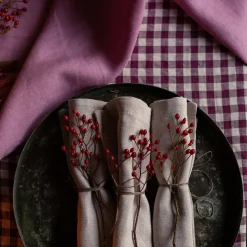 Oatmeal 100% Linen Napkins Set of 4