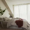 Oatmeal Linen Blend Duvet Cover