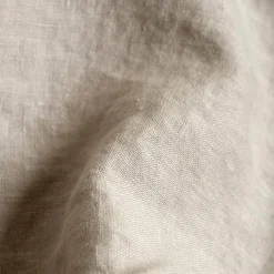 Oatmeal Linen Blend Fitted Sheet