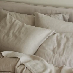 Oatmeal Linen Blend Pillowcase (Pair)
