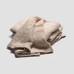 Parchment Waffle Cotton Throw