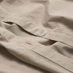 Parchment Washed Cotton Percale Duvet Cover