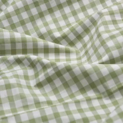 Pear Small Gingham Cotton Pillowcase (Pair)
