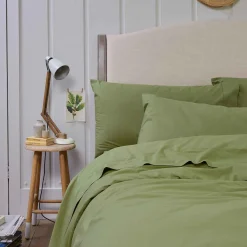 Pear Washed Cotton Percale Pillowcases (Pair)