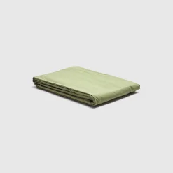 Pear Washed Cotton Percale Fitted Sheet