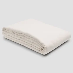 Pearl Linen Blend Duvet Cover