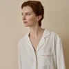 Pearl Linen Pajama Shirt