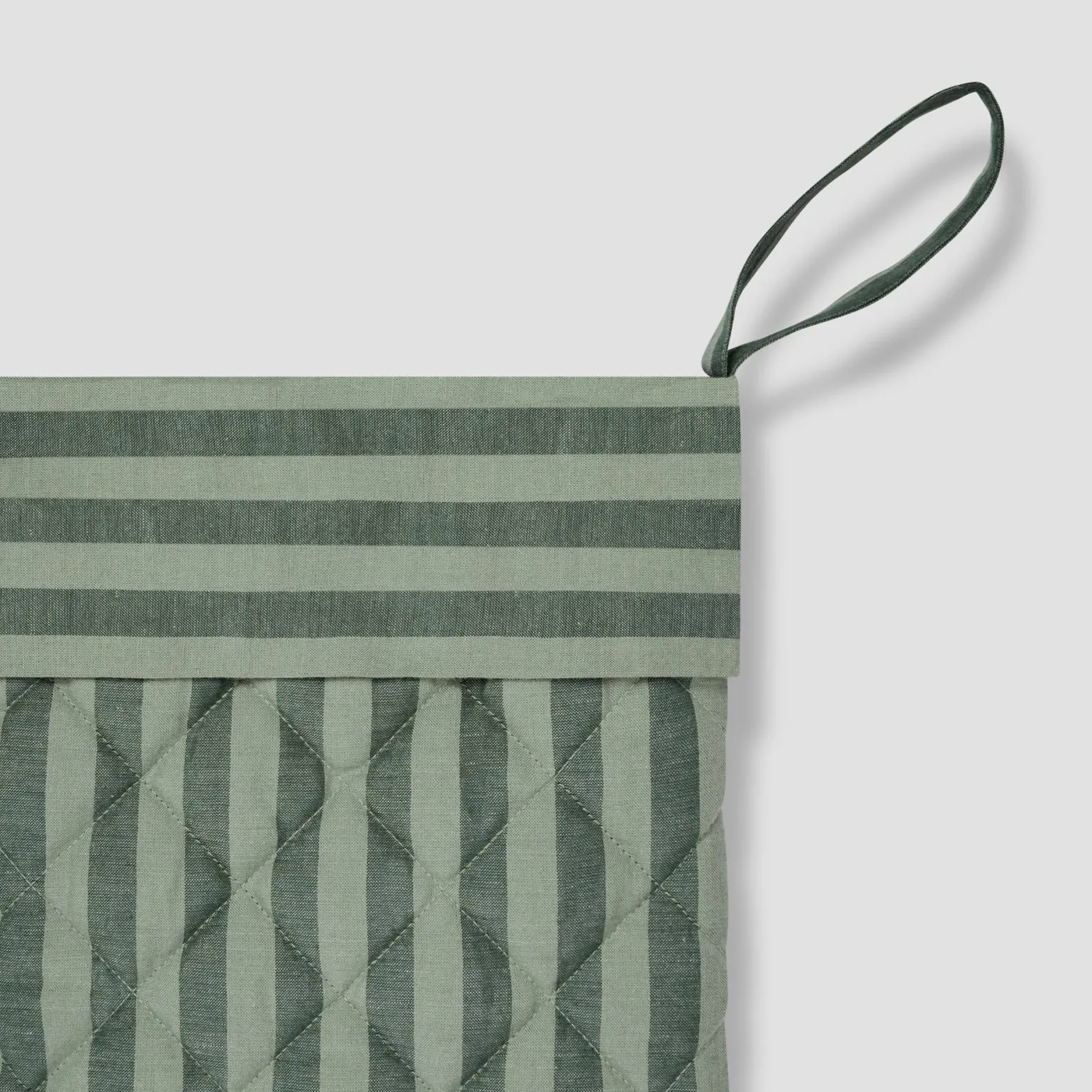 Pine Green Pembroke Stripe Christmas Stocking