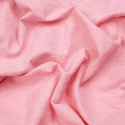 Pink Bloom Linen Blend Flat Sheet