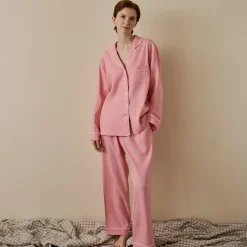 Pink Bloom Linen Pajama pants