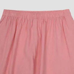 Pink Bloom Linen Pajama Shorts